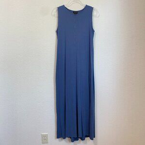 J. Jill Wearever Collection Blue Maxi Length Dress Small Tall